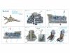 Quinta Studio QD+72168 Su-17M3 3D-Printed coloured Interior on decal paper (Modelsvit) (with 3D-printed resin part) 1/72